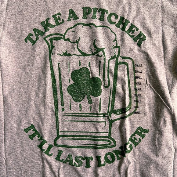 Funny St. Patrick's Day Shirt, Beer Photographer Sz Small - Picture 1 of 2
